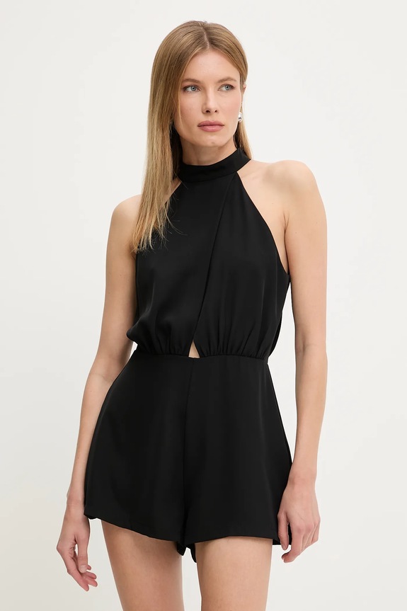 Answear.LAB kezeslábas gombolós fekete 24458ys.flk