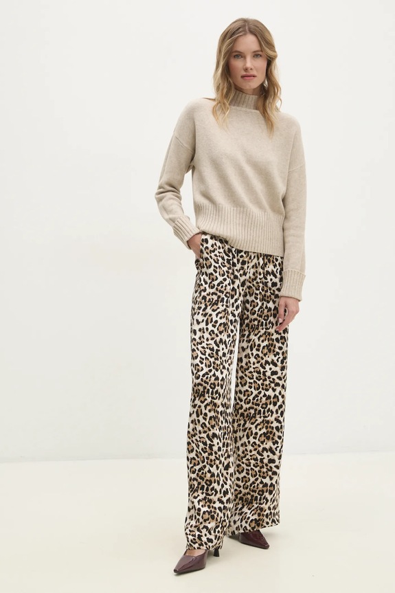 Hlače Answear.LAB 7160.tms bež WW25