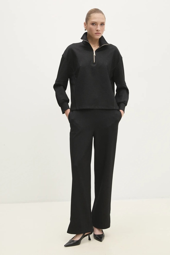 Answear Lab pantaloni de trening et039.ILK negru WW25