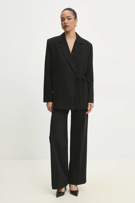 Answear Lab pantaloni 8010.TWK negru WW25