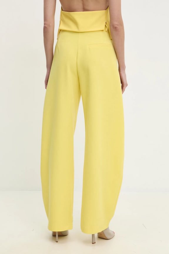 Ρούχα Παντελόνι Answear.LAB LD2216.HWK κίτρινο