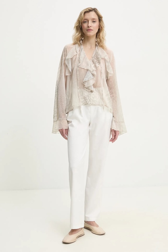 Hlače Answear.LAB MR21130.hms bijela WW25