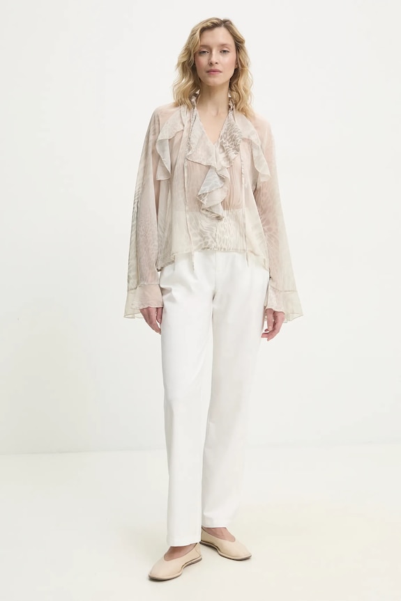 Hlače Answear.LAB MR21130.hms bijela WW25