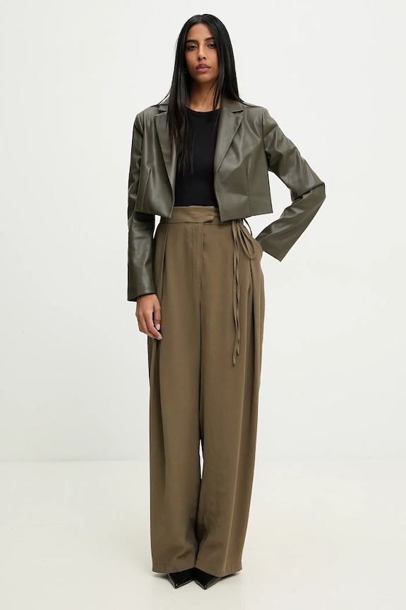 Hlače Answear.LAB 031425..tos zelena WW25