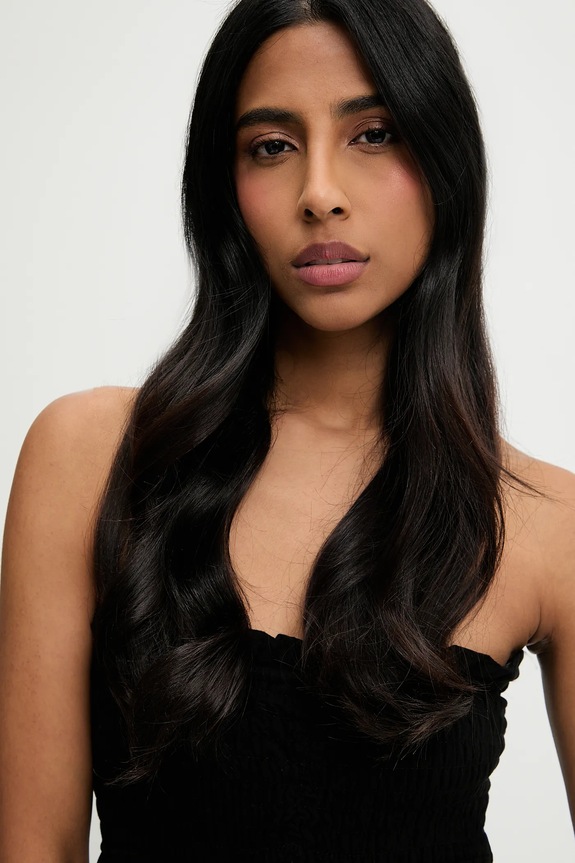 Answear.LAB vászonruha fekete 91220.tos