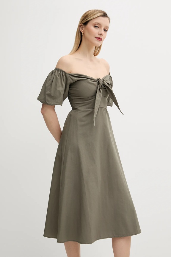 Answear Lab rochie mini verde 5948.tos
