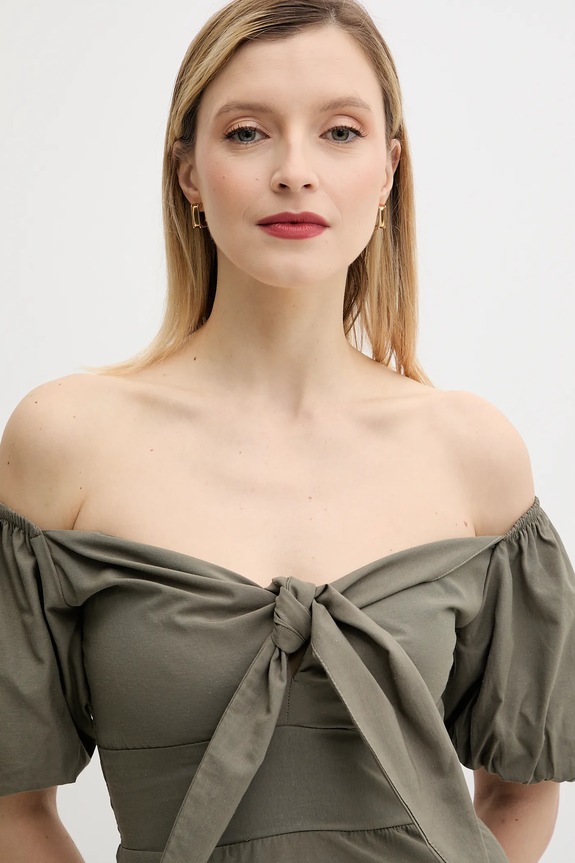 Answear Lab rochie verde 5948.tos