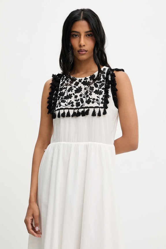 Answear.LAB vestito in cotone 24013.tos bianco WW25