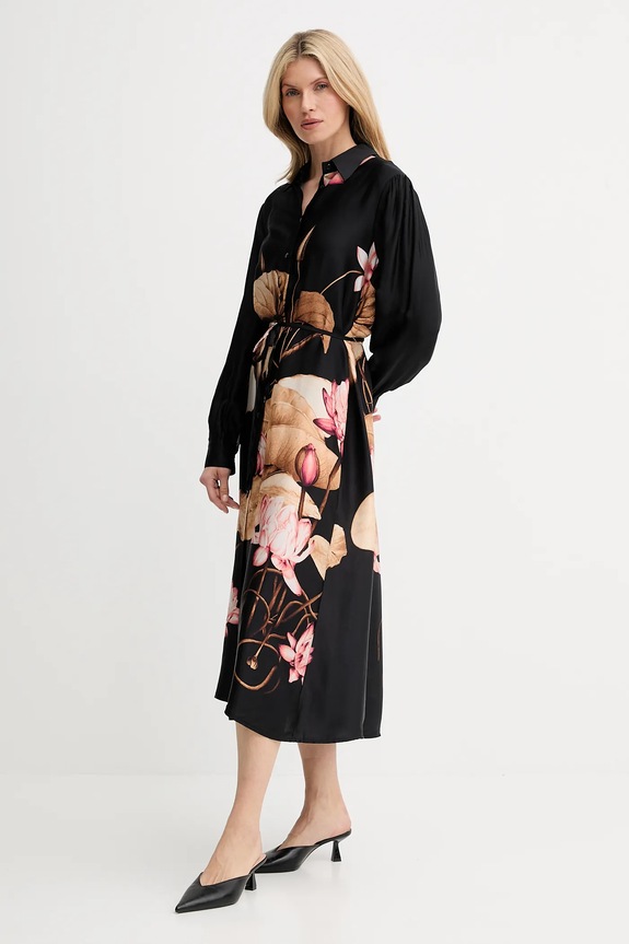 Answear Lab rochie fixat negru 3984.iak