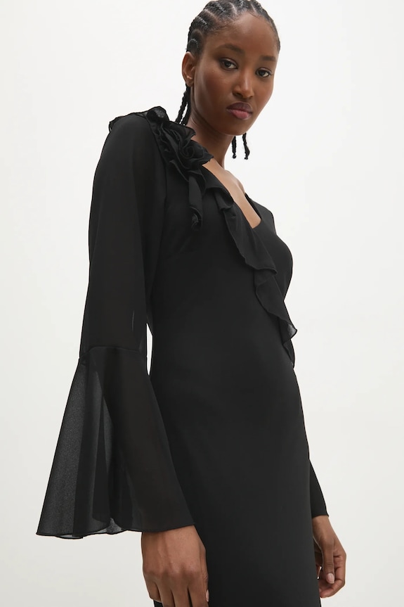 Answear Lab rochie 92716.ios negru