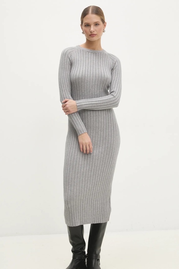 Answear.LAB vestito midi grigio hl038.ims