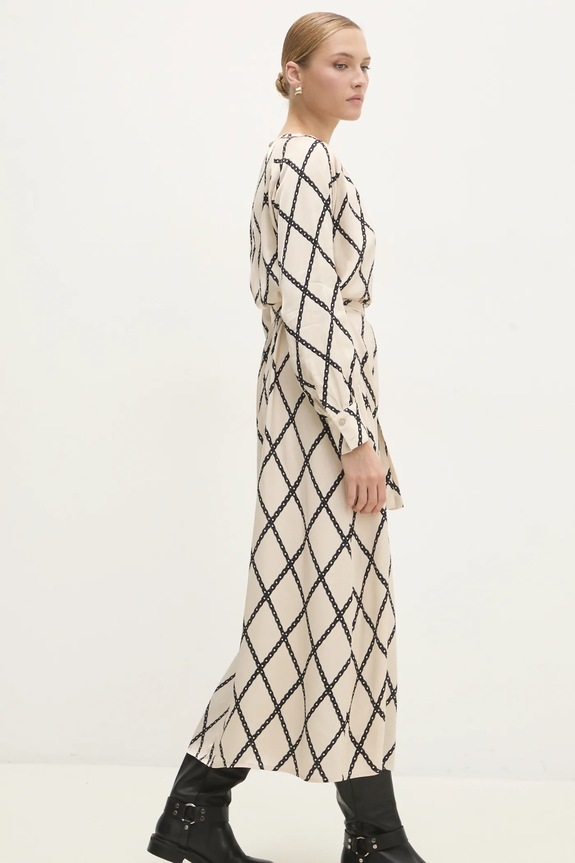 Answear.LAB sukienka casual beżowy d979.ios