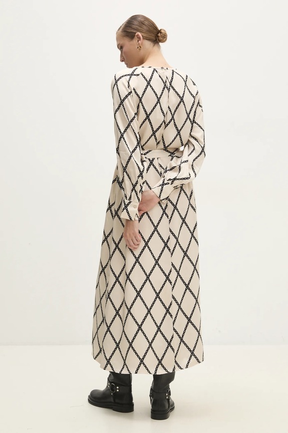 Odzież Answear.LAB sukienka d979.ios beżowy