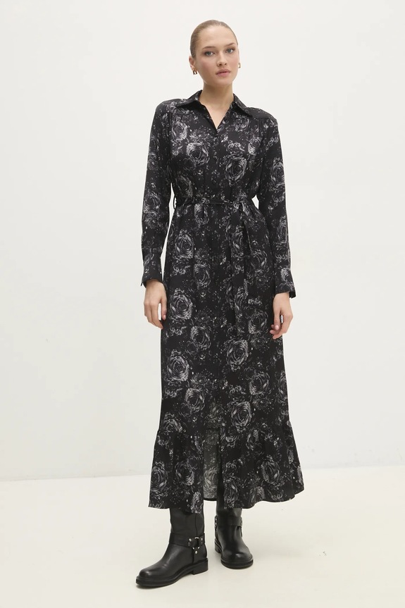 Answear.LAB sukienka ed060.ilk czarny WW25