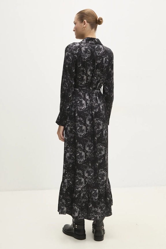 Odzież Answear.LAB sukienka ed060.ilk czarny