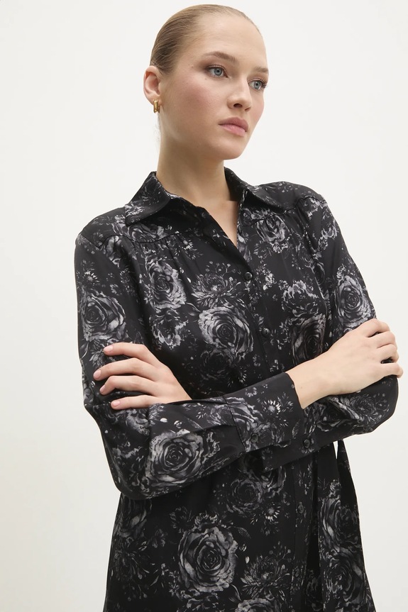 Answear.LAB sukienka czarny ed060.ilk