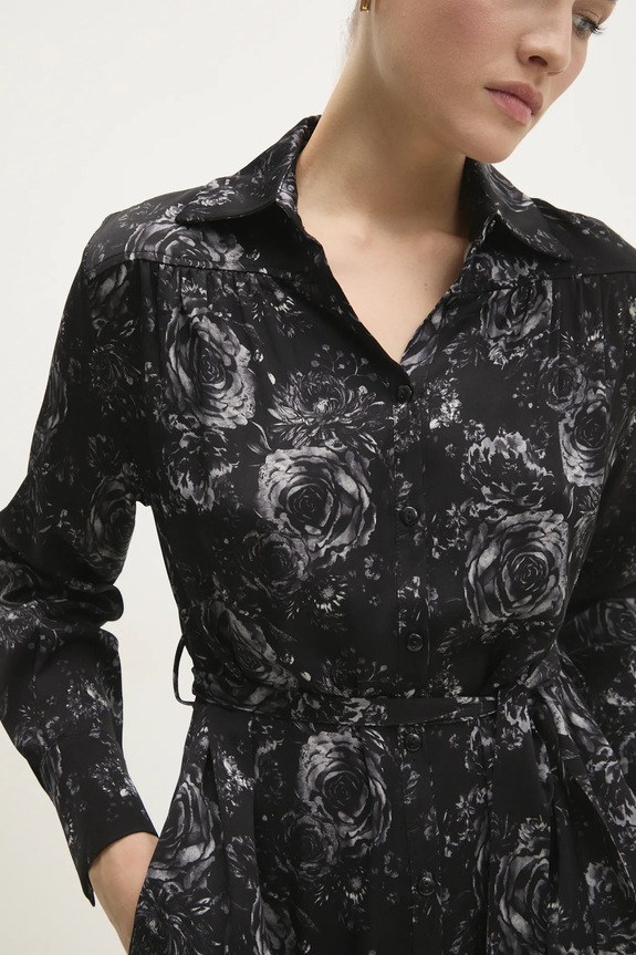 Answear.LAB sukienka ed060.ilk czarny