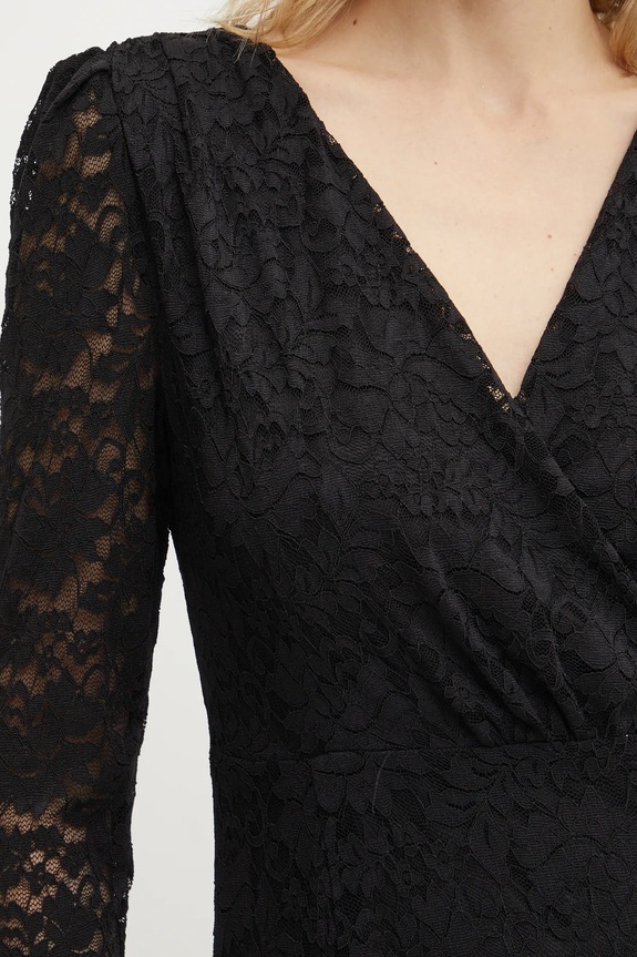 Answear.LAB sukienka ck81009.fos czarny