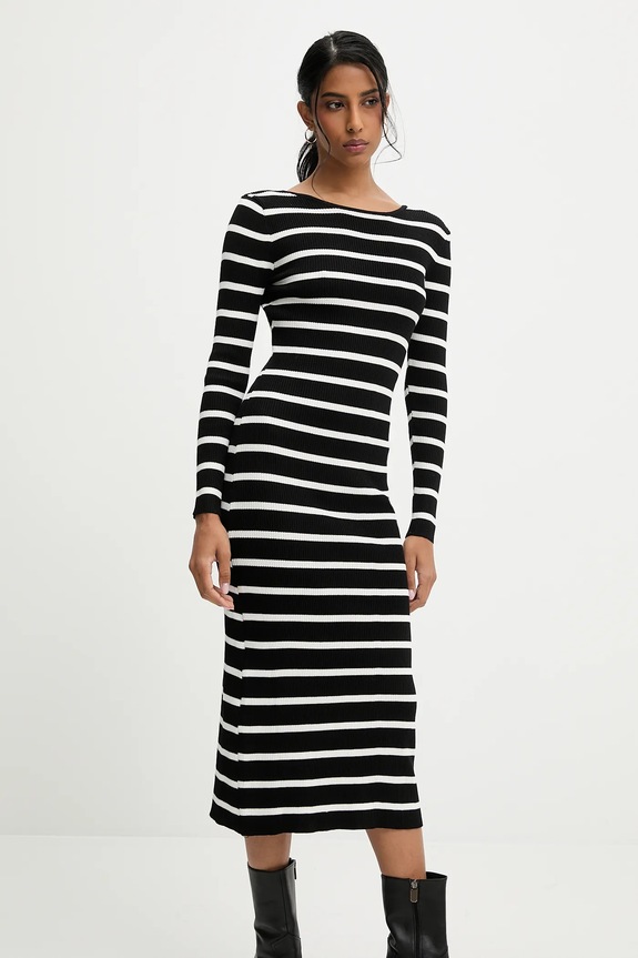 Answear.LAB sukienka 8414517.hos czarny WW25