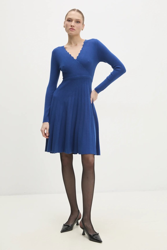 Answear Lab rochie 5159.HWK albastru WW25