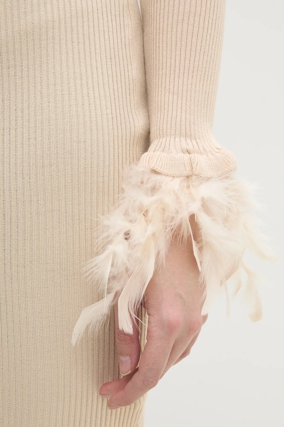 Answear Lab vestito g02011.ILK beige