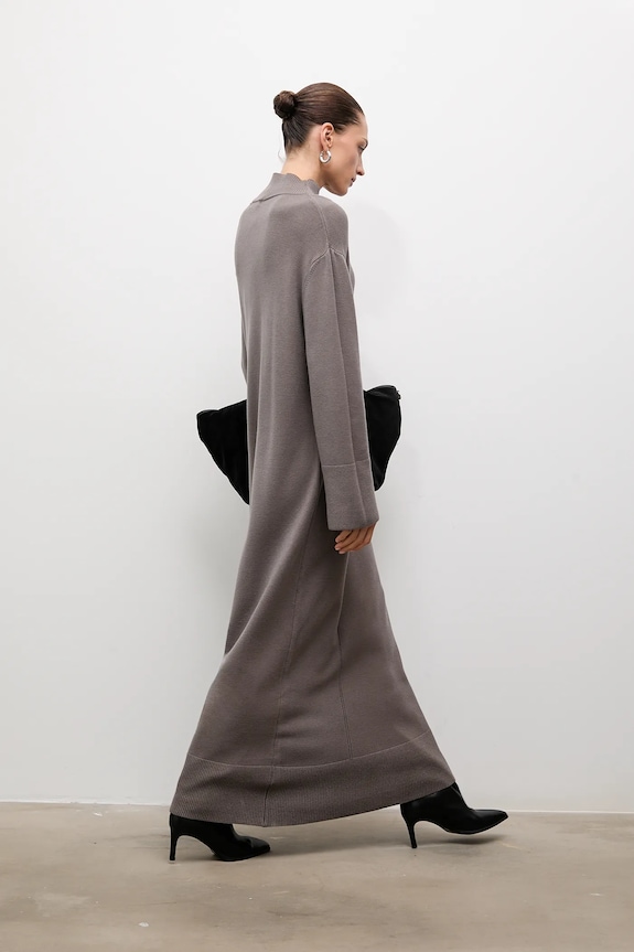 Answear Lab rochie maxi bej 8933.ilk
