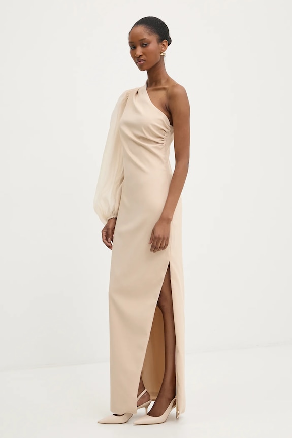 Answear Lab rochie maxi bej 3039.ims