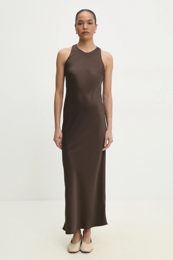 Answear.LAB sukienka 93053.ios brązowy WW25