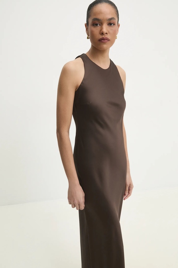 Answear.LAB sukienka brązowy 93053.ios