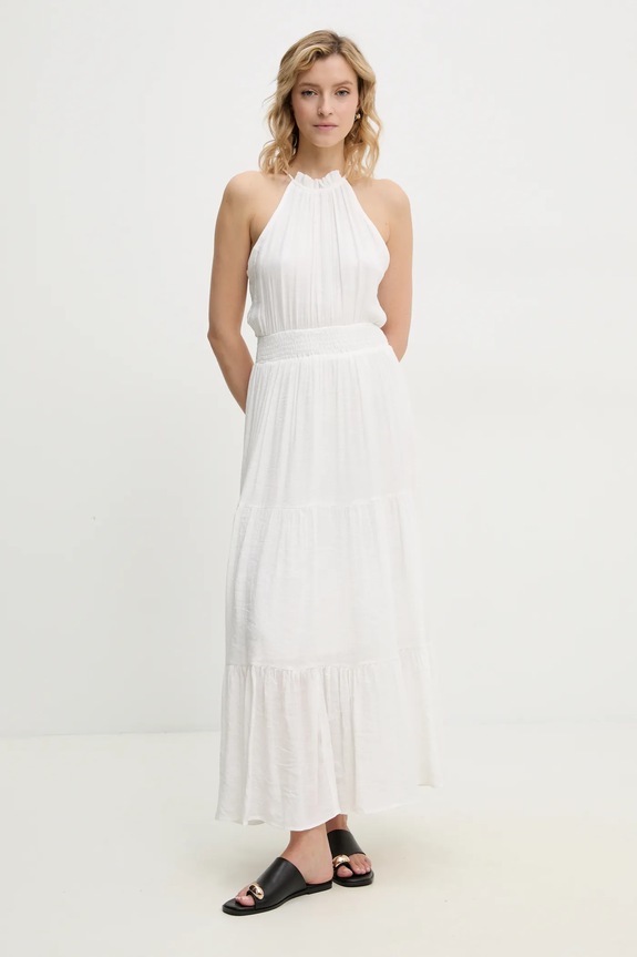 Obleka Answear.LAB Okrogel bež NL233924.ums