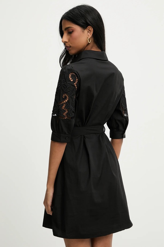 Îmbrăcăminte Answear Lab rochie din bumbac v3415.short.flk negru