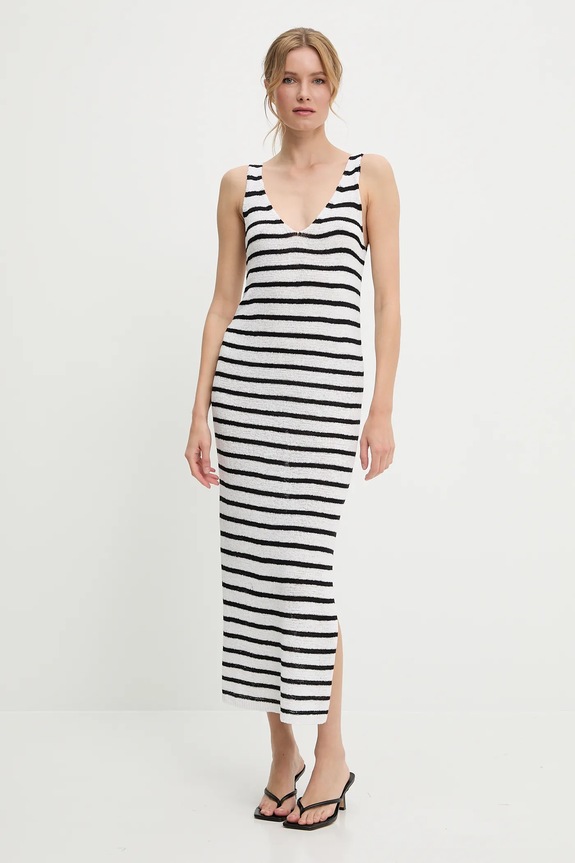 Answear.LAB vestito LKD.125GRECIA.ums bianco WW25
