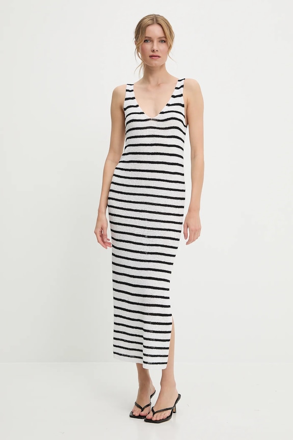 Answear.LAB vestito LKD.125GRECIA.ums bianco WW25