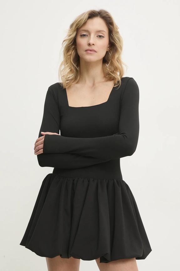 Answear.LAB sukienka 25678.hos czarny WW25