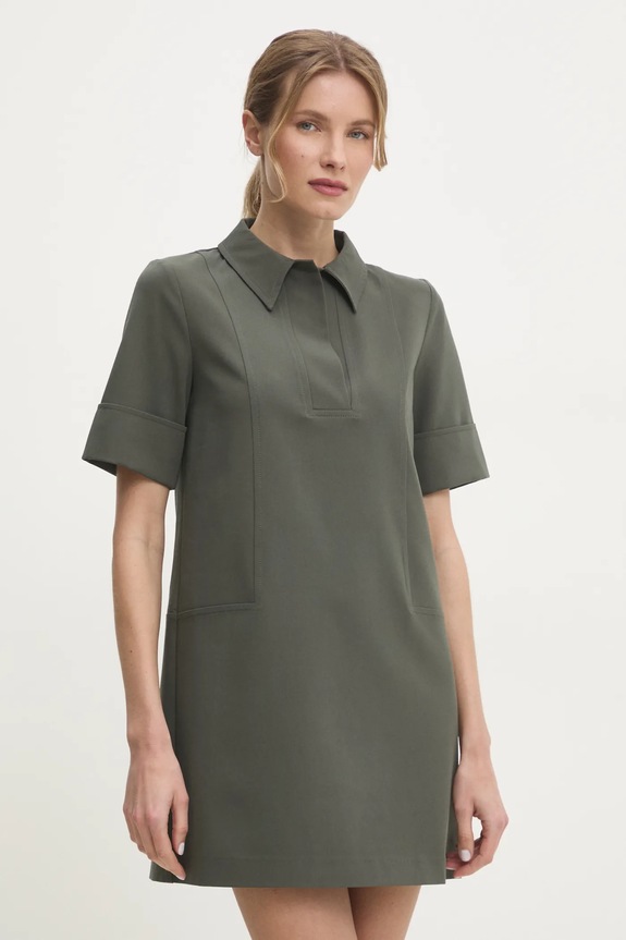 Φόρεμα Answear.LAB με ελαστάν πράσινο 9912.tos