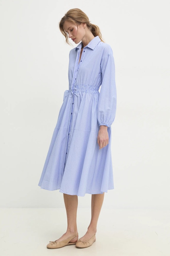 Haljina Answear.LAB 6813.TWK plava WW25