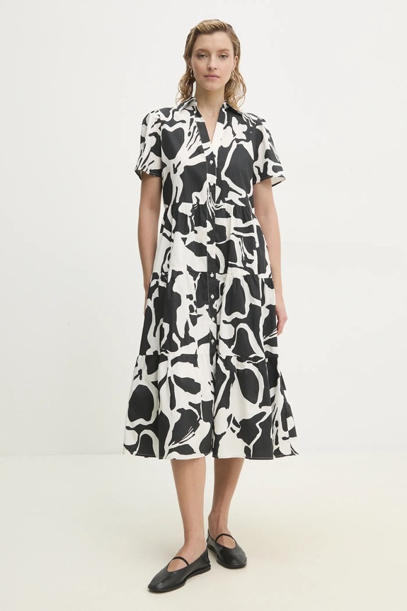 Answear.LAB pamut ruha SUZIE.306.FKK fekete WW25