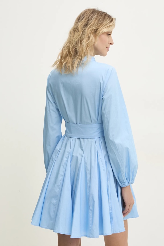Одежда Хлопковое платье Answear.LAB 80960.FKK голубой