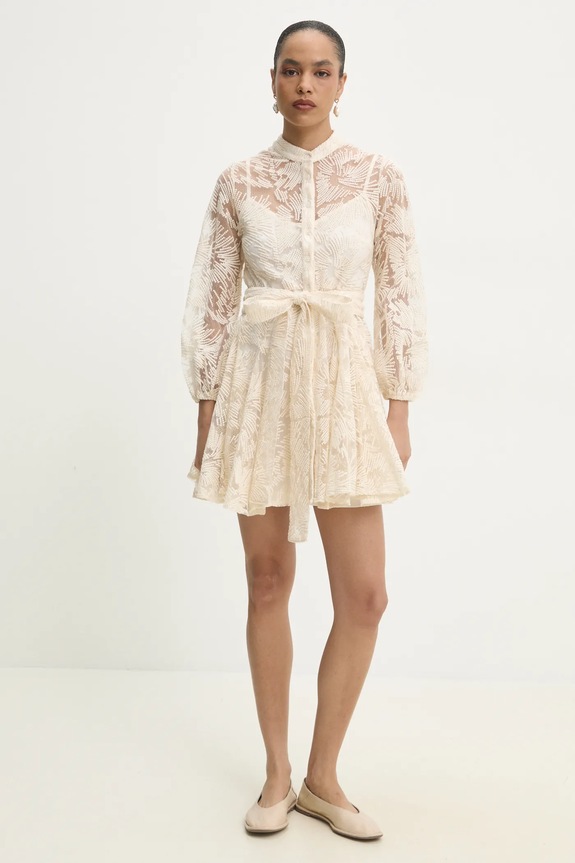 Answear Lab rochie fixat bej 80960.2.FKK