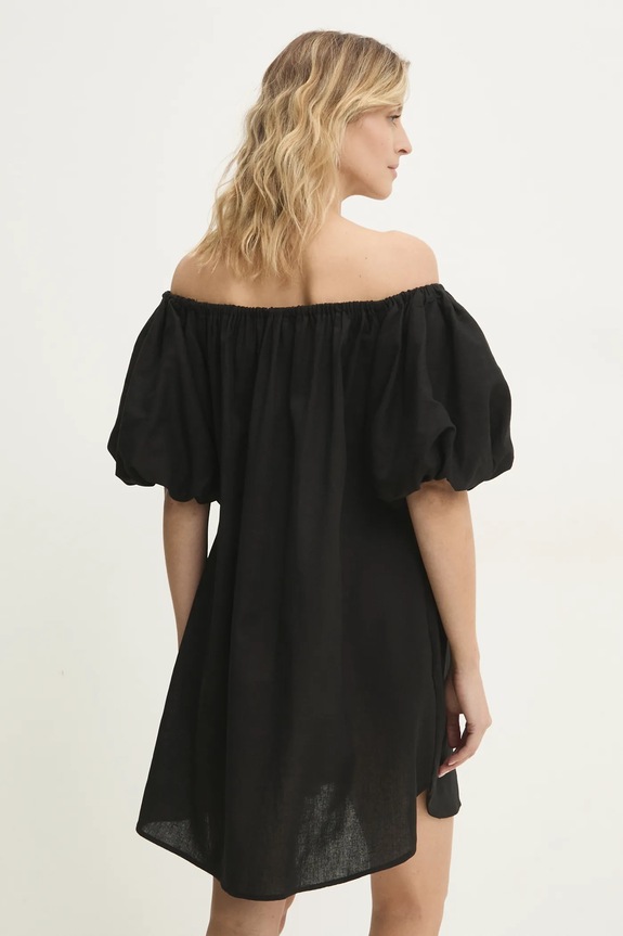 Abbigliamento Answear Lab vestito in lino 8997.FKK nero