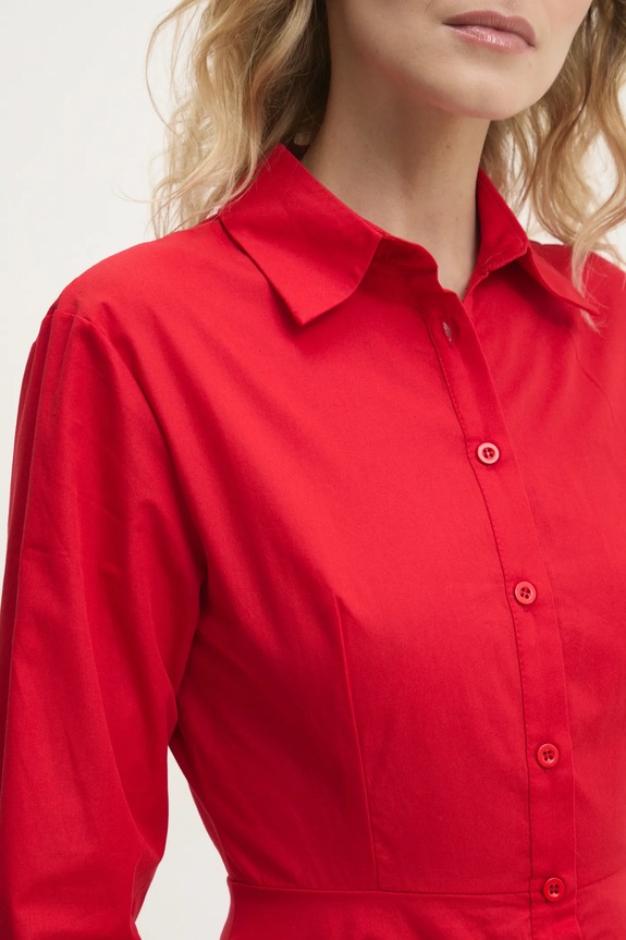 Answear Lab vestito in cotone 12247..tos rosso