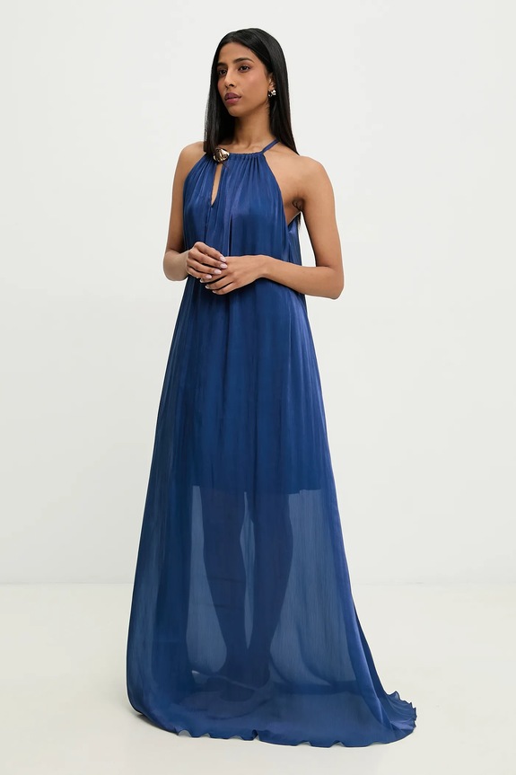 Answear Lab rochie 58082.TKK bleumarin WW25