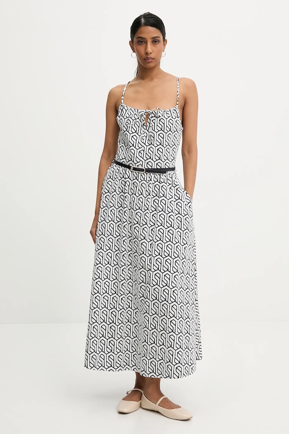 Answear.LAB vestito in cotone maxi bianco 2664.TKK