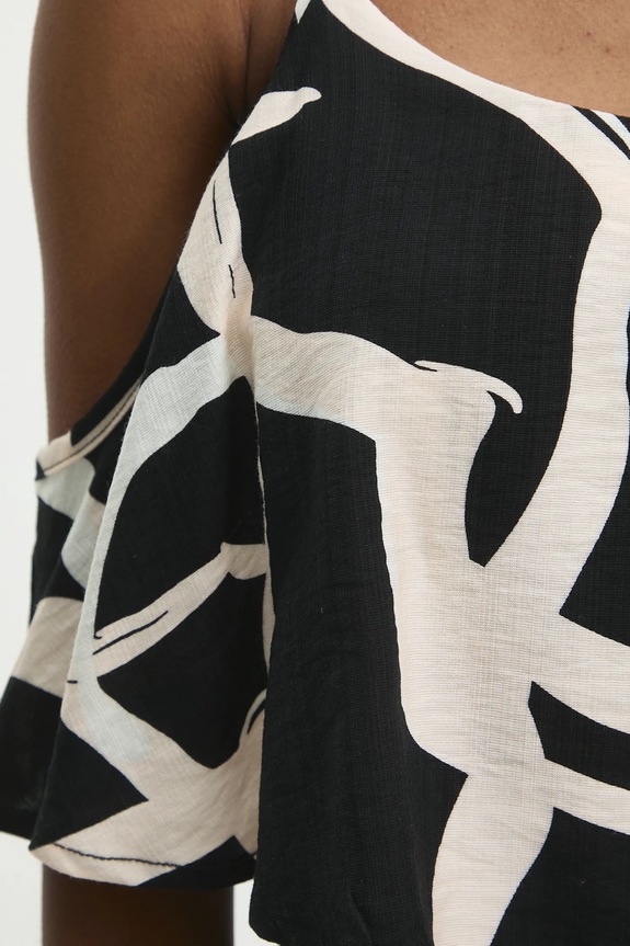 Answear.LAB vászon ruha W25.76.flk