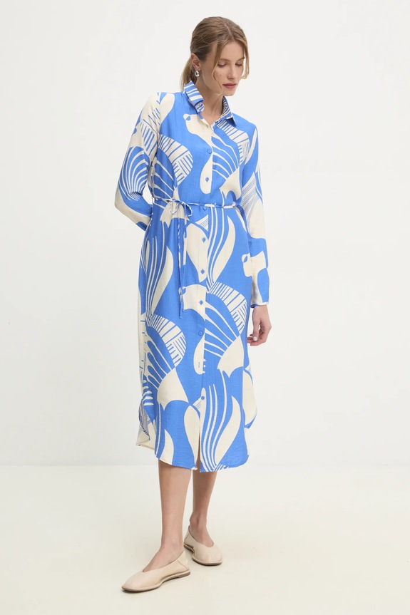 Obleka Answear.LAB Raven modra 24274jr.fos