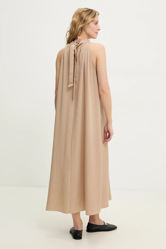 Odzież Answear.LAB sukienka sng.115.tos beżowy