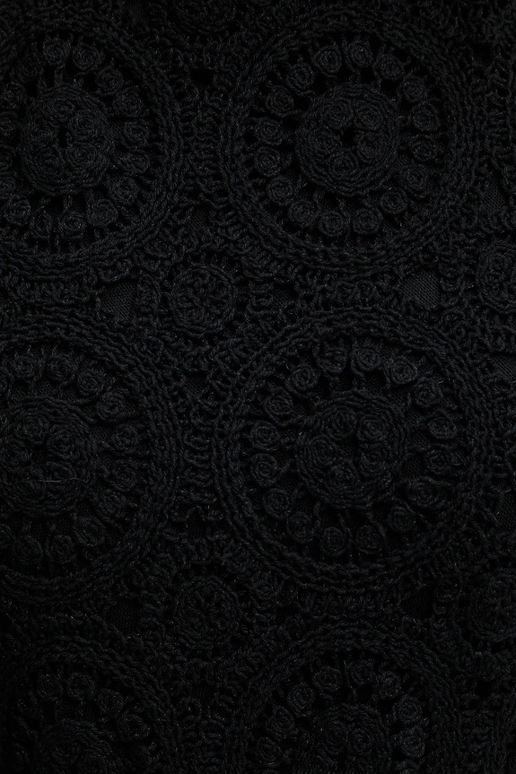 Φόρεμα με λινό Answear.LAB ps9127.fos μαύρο