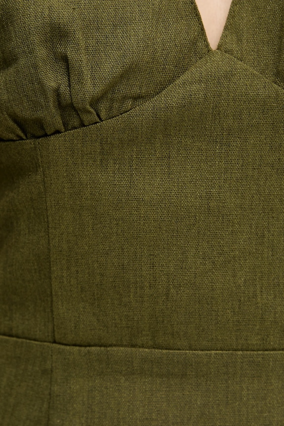 Lanena haljina Answear.LAB ps9093s.fos