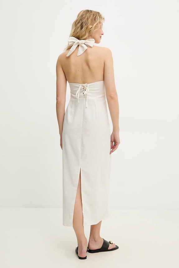 Abbigliamento Answear Lab vestito in lino ps9093s.fos beige