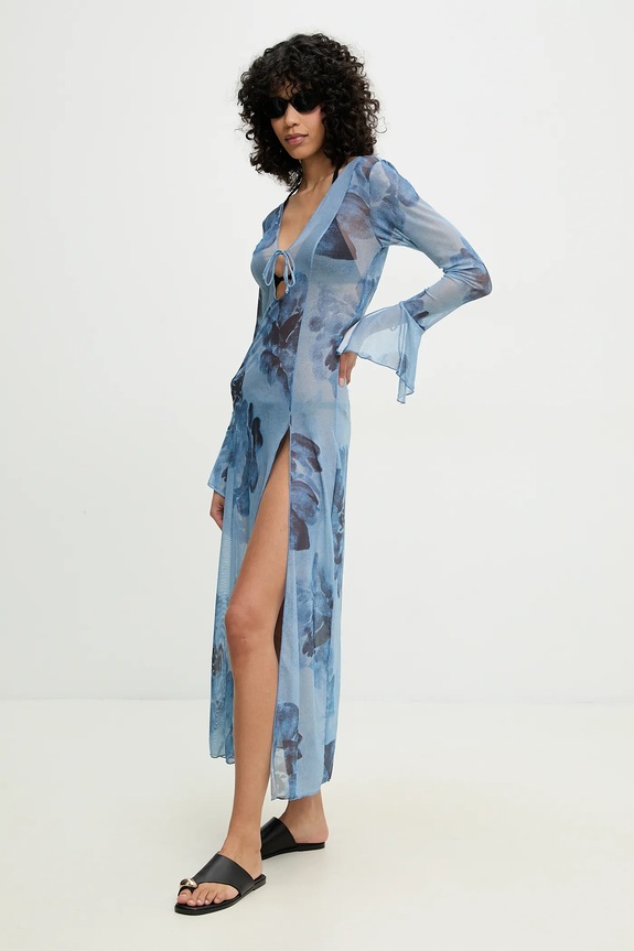 Answear Lab rochie de plaja hl4fw20.flk albastru WW25